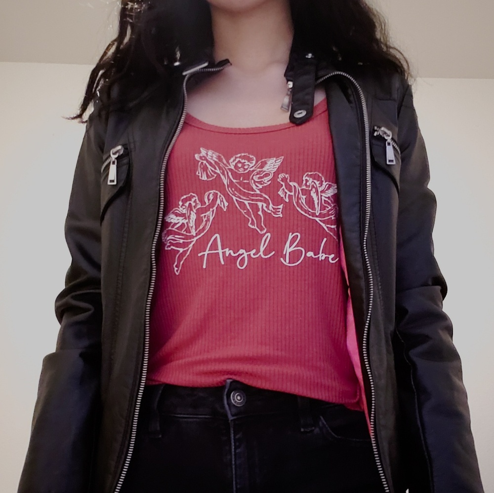 Leather jacket